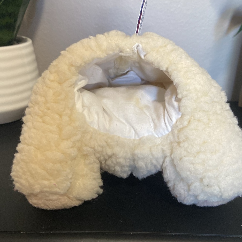 Vintage 1986 Snuggle Bear Hand Puppet: Adorable Cream Teddy Bear Plush - Picture 13 of 14